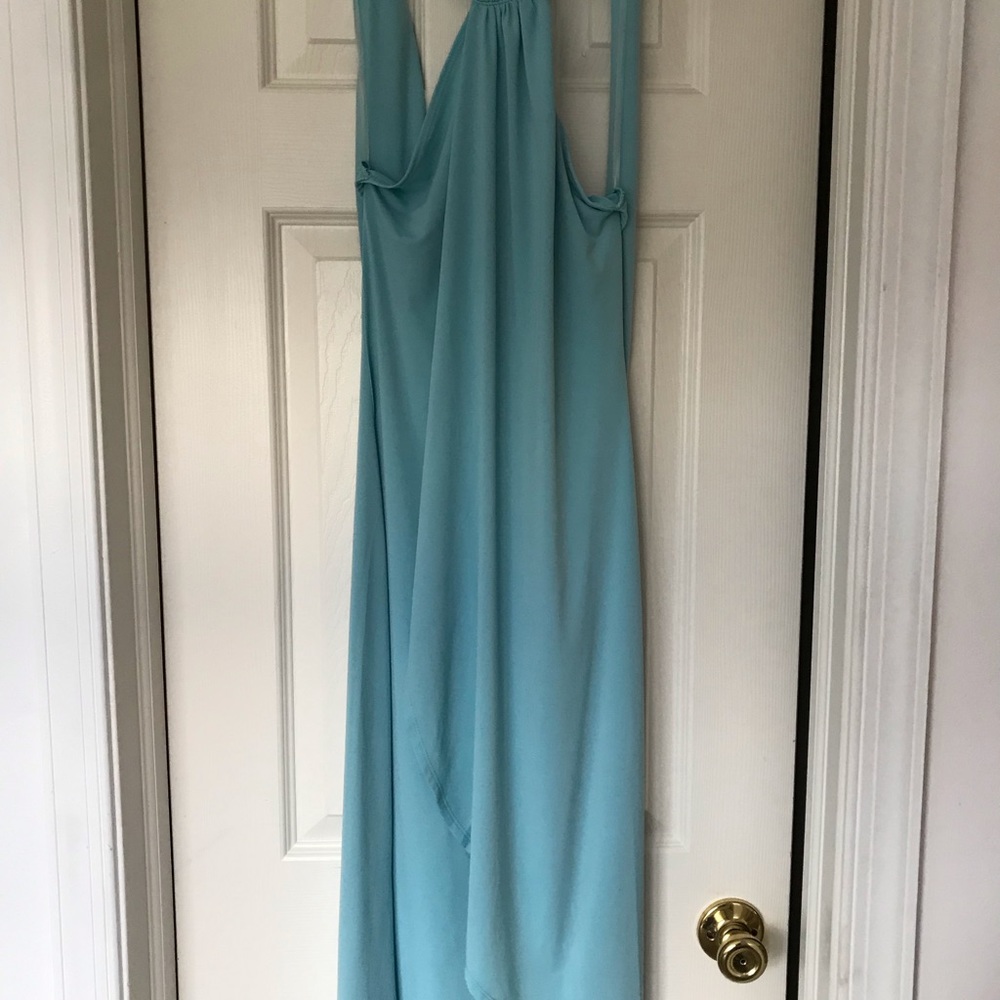 Drape sleeveless dress